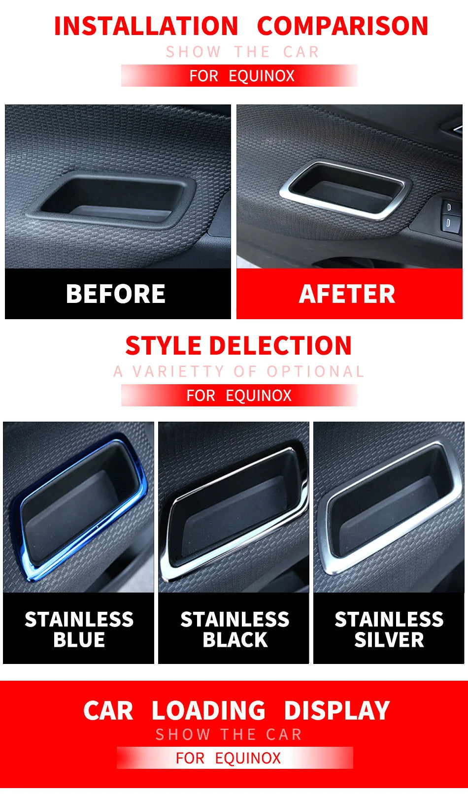 Car Interior Door Storage Box