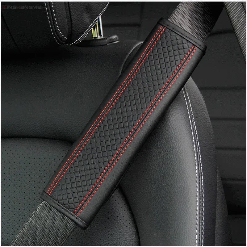 Car leather seat belt