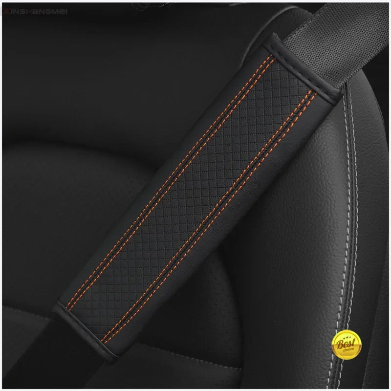 Car leather seat belt