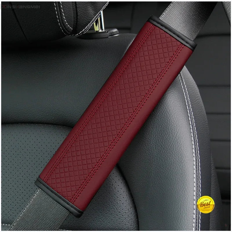 Car leather seat belt