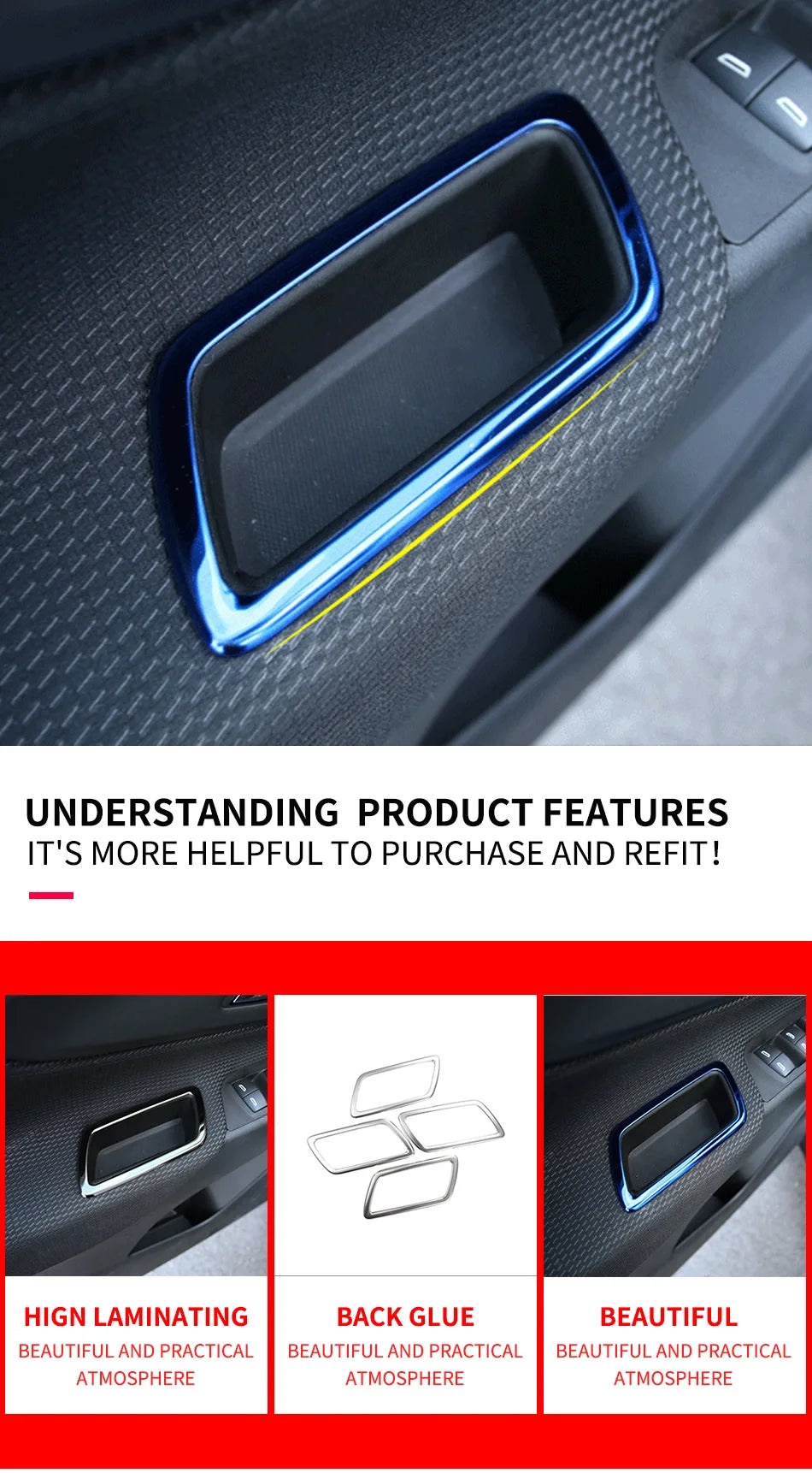 Car Interior Door Storage Box