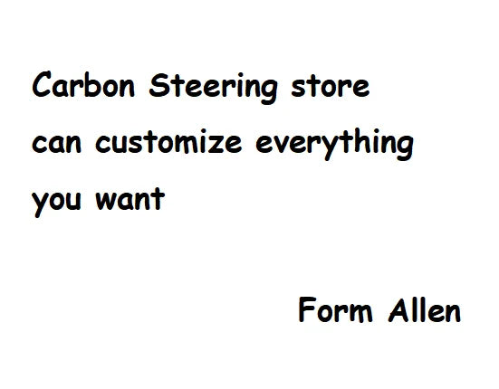 Customized steering wheel