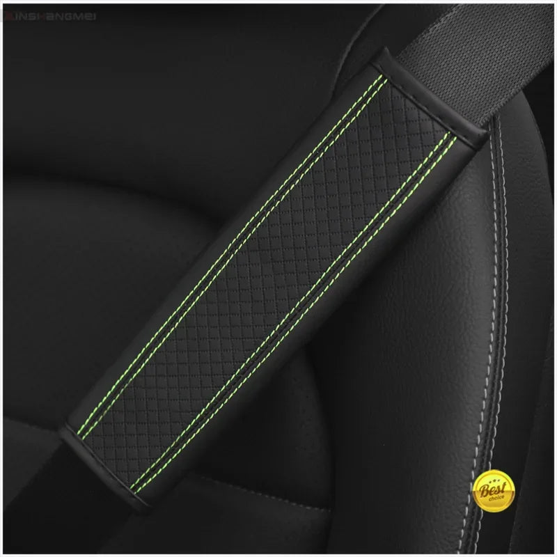 Car leather seat belt