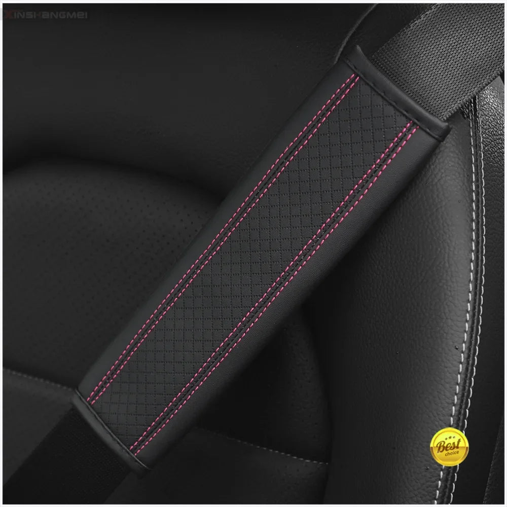 Car leather seat belt