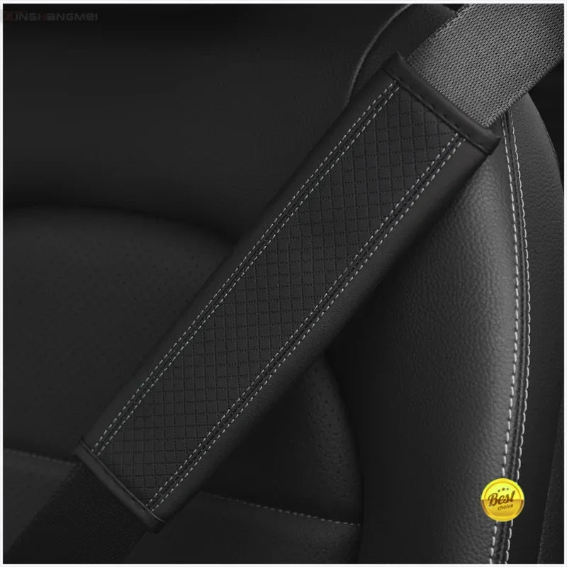 Car leather seat belt